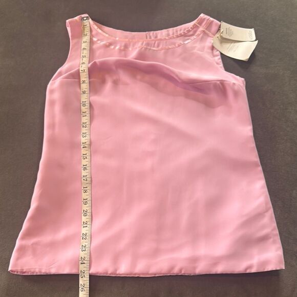 Women’s Pink Chiffon 3 Piece Formal Mother of the Bride Pants Suit Size 8 NEW - Picture 9 of 15